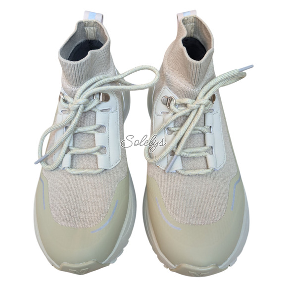 Vessi Stormburst Womens 8 Boreal Green High Top Waterproof Knit Sneaker Boot - Picture 2 of 12